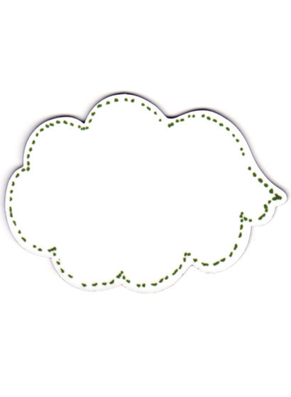 Sian Zeng Magnet Speech Bubble Green-2046.1 Sian Zeng Magnet Speech Bubble Green-2046.1