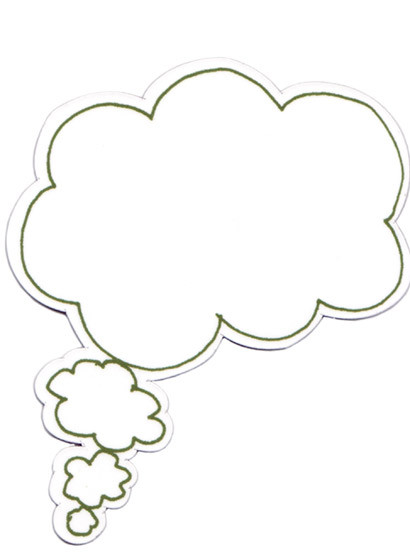 Sian Zeng Magnet Thought Bubble Green Left-2046.3 Sian Zeng Magnet Thought Bubble Green Left-2046.3