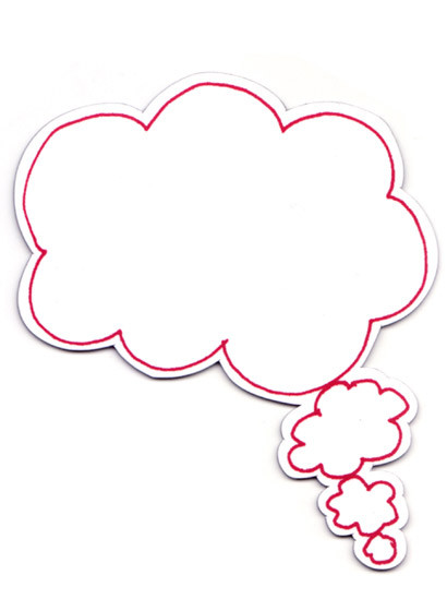 Sian Zeng Magnet Thought Bubble Pink Right-2046.6 Sian Zeng Magnet Thought Bubble Pink Right-2046.6