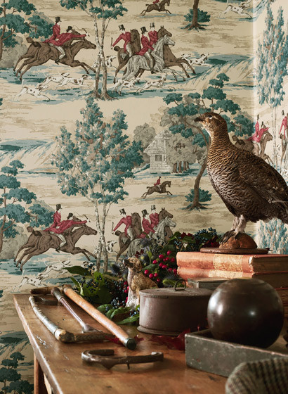 Sanderson Papier peint Tally Ho-2115 Sanderson Papier peint Tally Ho-2115