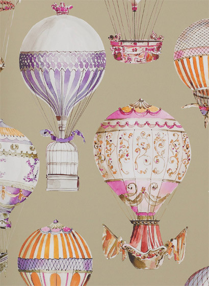 Manuel Canovas Tapete L'Envol - Tomate-2141.2 Manuel Canovas Tapete L'Envol - Tomate-2141.2