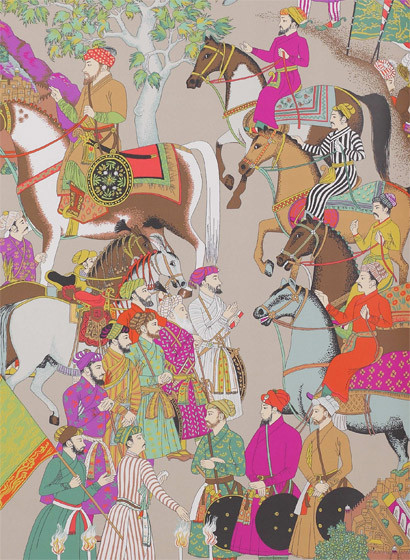 Manuel Canovas Tapete Dara von Colefax & Fowler - Taupe-2144.2