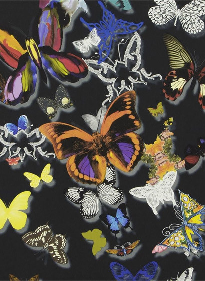 Christian Lacroix Tapete Butterfly Parade - Oscuro-2177.2 Christian Lacroix Tapete Butterfly Parade - Oscuro-2177.2