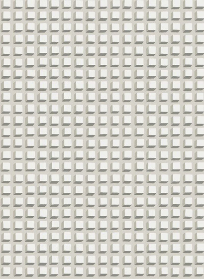 Art Deco Tapete Mosaic von Cole & Son - White & White-2184.3 Art Deco Tapete Mosaic von Cole & Son - White & White-2184.3