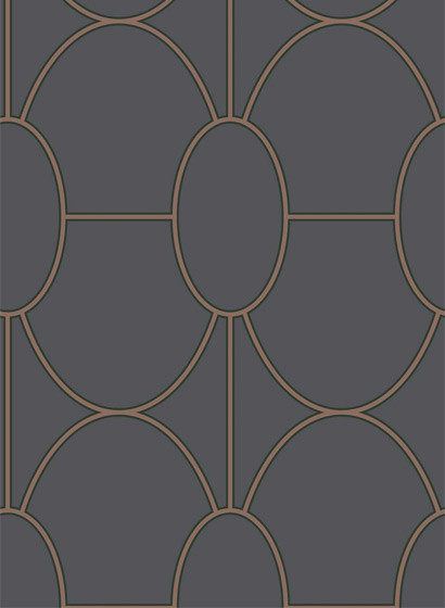 Cole & Son Wallpaper Riviera Charcoal-2185.4 Cole & Son Wallpaper Riviera Charcoal-2185.4