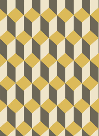 Art Deco Tapete Delano von Cole & Son - Yellow/  Black-2186.3 Art Deco Tapete Delano von Cole & Son - Yellow/  Black-2186.3