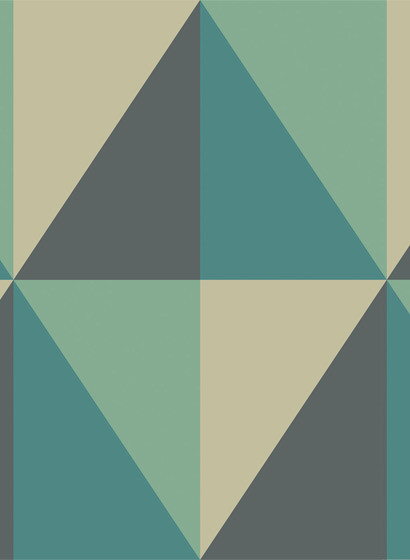 Cole & Son Papier peint Apex Grand - Teal-2189.5 Cole & Son Papier peint Apex Grand - Teal-2189.5