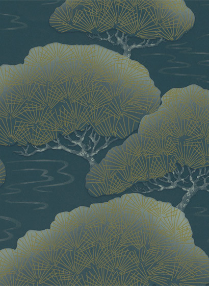 Tapete Pines von Little Greene - Blue Pine-2197.2 Tapete Pines von Little Greene - Blue Pine-2197.2