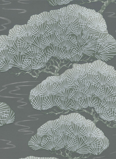 Little Greene Carta da parati Pines - Silver Pine-2197.4 Little Greene Carta da parati Pines - Silver Pine-2197.4