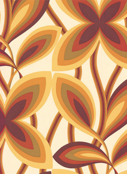 60er Jahre Tapete Starflower von Little Greene - Marigold-2205.2 60er Jahre Tapete Starflower von Little Greene - Marigold-2205.2