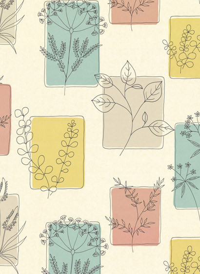 50er Jahre Tapete Herbes von Little Greene - Cocktail-2207.1 50er Jahre Tapete Herbes von Little Greene - Cocktail-2207.1