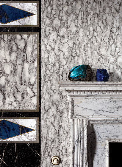 Nina Campbell Carta da parati Kershaw Plain-2260