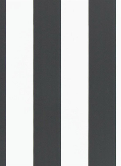 Ralph Lauren Tapete Spalding Stripe - Black/ White-2268.1 Ralph Lauren Tapete Spalding Stripe - Black/ White-2268.1
