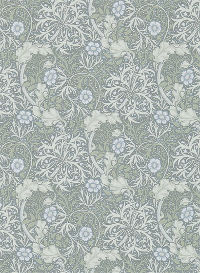 Morris & Co. Tapete Seaweed - Silver/ Ecru-2288.4 Morris & Co. Tapete Seaweed - Silver/ Ecru-2288.4
