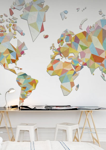 Wandbild Triangle Land von Rebel Walls-2333