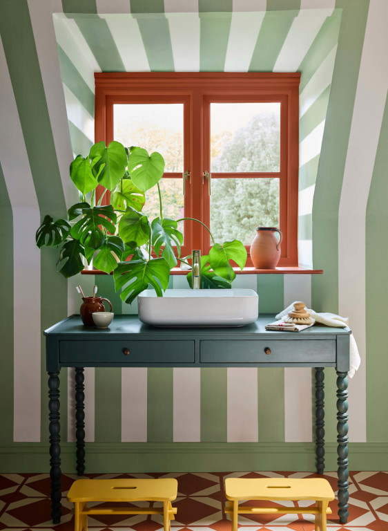 Streifentapete Broad Stripe von Little Greene-2379 Streifentapete Broad Stripe von Little Greene-2379