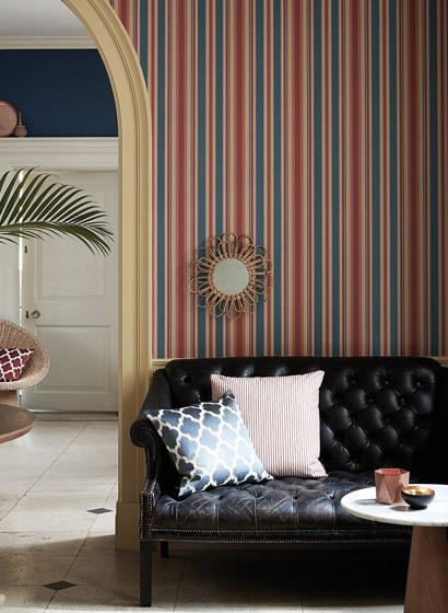Little Greene Wallpaper Colonial Stripe-2381 Little Greene Wallpaper Colonial Stripe-2381