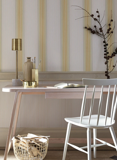 Little Greene Wallpaper Ombré Stripe-2384 Little Greene Wallpaper Ombré Stripe-2384