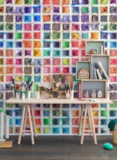 Rebel Walls Papier peint panoramique Rainbow Palette-2422 Rebel Walls Papier peint panoramique Rainbow Palette-2422