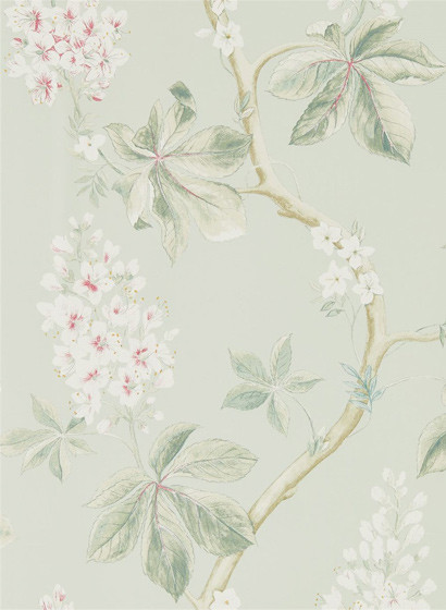 Tapete Chestnut Tree von Sanderson - Seaspray/ Peony-2472.4 Tapete Chestnut Tree von Sanderson - Seaspray/ Peony-2472.4