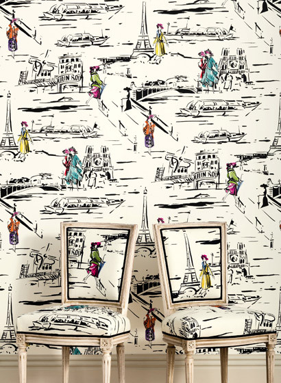 Manuel Canovas Carta da parati La Parisienne-2484 Manuel Canovas Carta da parati La Parisienne-2484