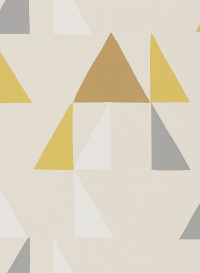 Scion Carta da parati Modul - Mustard/ Pewter/ Cinnamon-2533.3 Scion Carta da parati Modul - Mustard/ Pewter/ Cinnamon-2533.3