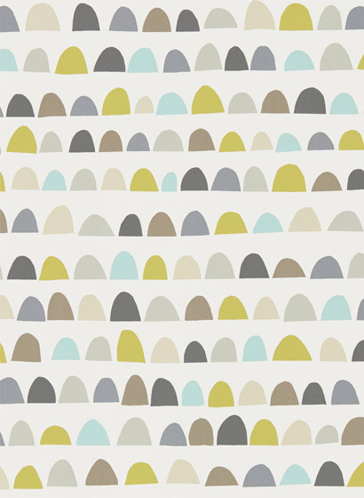 Tapete Priya von Scion - Mist/ Pear/ Pewter-2535.3