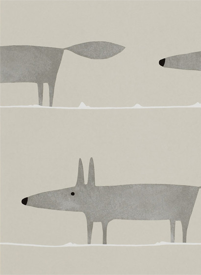 Tapete Mr Fox von Scion - Silver-2538.4
