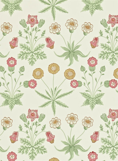 Morris & Co Papier peint Daisy - Willow/ Pink-2578.4 Morris & Co Papier peint Daisy - Willow/ Pink-2578.4