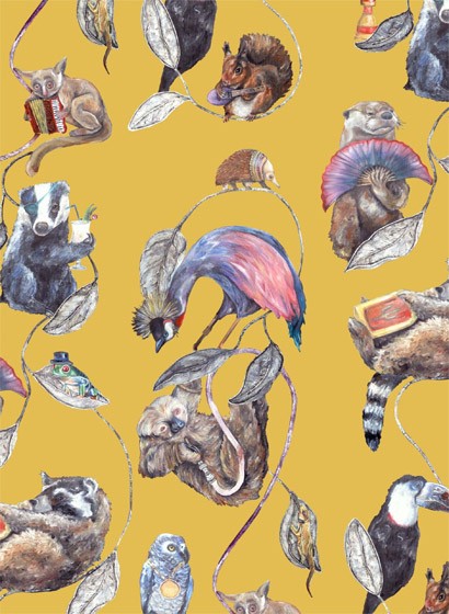 Tapete Hackney Empire von House of Hackney - Ochre-2601.2