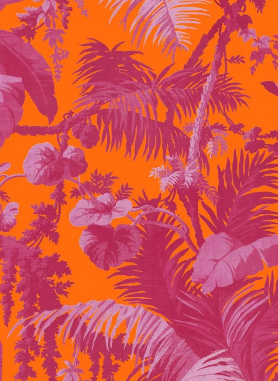 House of Hackney Wallpaper Pampas Tangerine/ Azalea-2608.4 House of Hackney Wallpaper Pampas Tangerine/ Azalea-2608.4