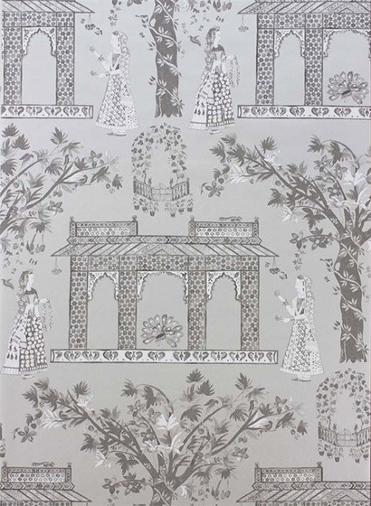 Nina Campbell Papier peint Pavilion Garden-2650