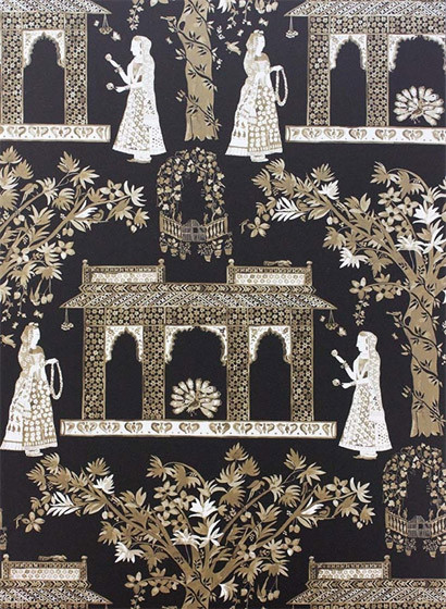 Nina Campbell Wallpaper Pavilion Garden-2650