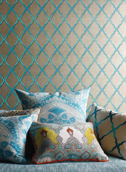 Matthew Williamson Papier peint Jali Trellis-2759 Matthew Williamson Papier peint Jali Trellis-2759