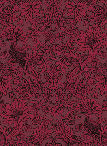 Damask Tapete Balabina von Cole & Son - Velvet Red-2761.5 Damask Tapete Balabina von Cole & Son - Velvet Red-2761.5