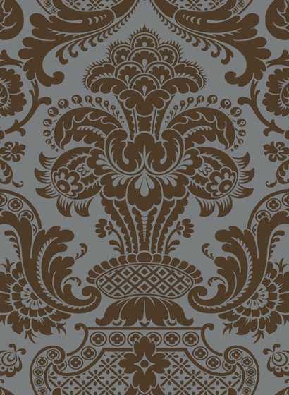 Damask Tapete Carmen von Cole & Son - Charcoal-2762.1 Damask Tapete Carmen von Cole & Son - Charcoal-2762.1