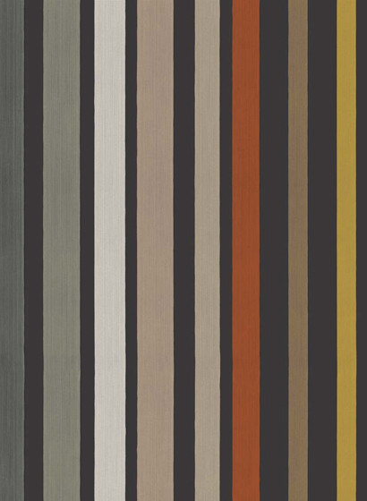 Cole & Son Papier peint Carousel Stripe - Charcoal-2766.1 Cole & Son Papier peint Carousel Stripe - Charcoal-2766.1