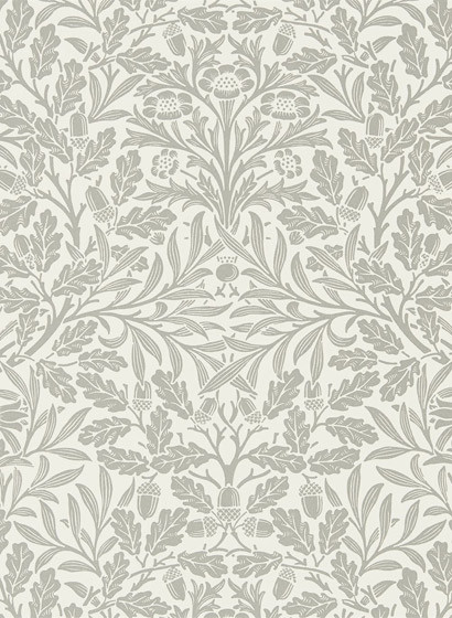 Morris & Co Carta da parati Pure Acorn - Ecru/ Pewter-2911.1 Morris & Co Carta da parati Pure Acorn - Ecru/ Pewter-2911.1