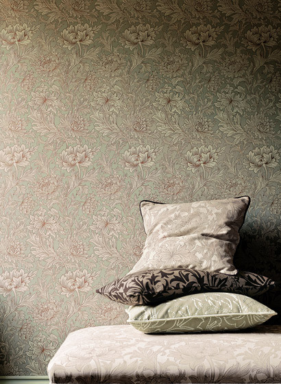 Morris & Co Carta da parati Chrysanthemum Toile-2917 Morris & Co Carta da parati Chrysanthemum Toile-2917