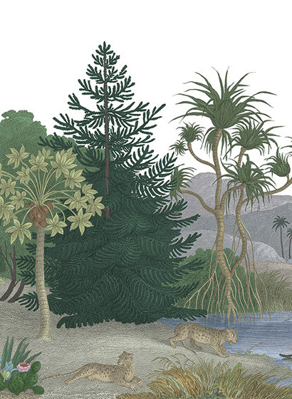 Rebel Walls Wandbild Jungle Land - Color A-2920.5 Rebel Walls Wandbild Jungle Land - Color A-2920.5