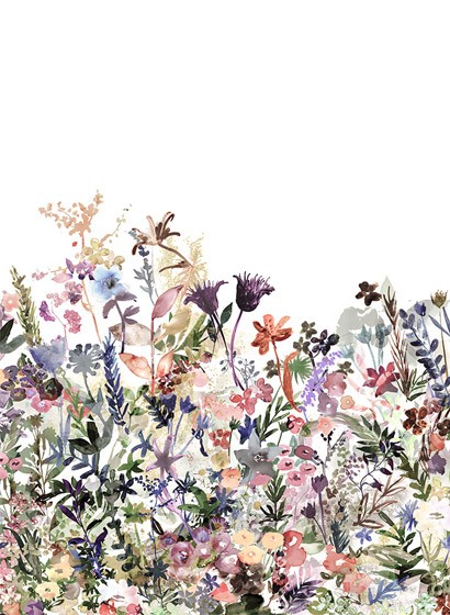 Rebel Walls Wandbild May Meadow - Pastell-2922.2 Rebel Walls Wandbild May Meadow - Pastell-2922.2