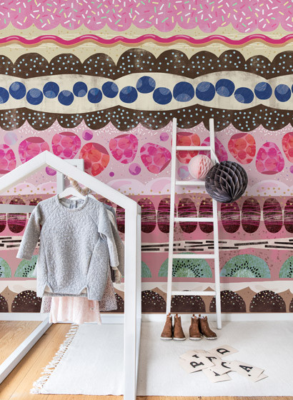 Rebel Walls Carta da parati panoramica Sugar Stripes-2929