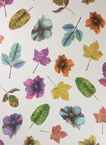 Woodland von Osborne & Little - Multi/ Ivory-2965.4 Woodland von Osborne & Little - Multi/ Ivory-2965.4