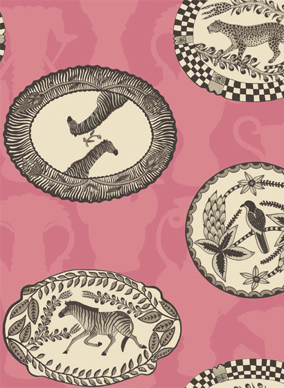 Cole & Son Wallpaper Matrinah Cream/ Pink-3032.5