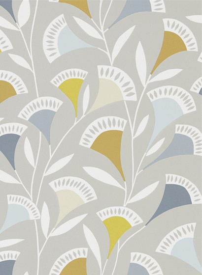 Scion Wallpaper Noukku Dandelion/ Butterscotch/ Charcoa-3070.3