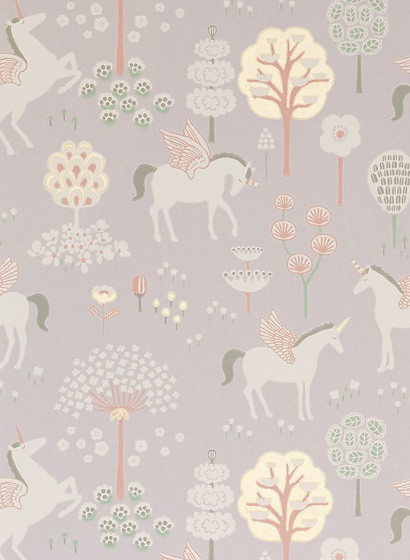Majvillan Tapete True Unicorns - Lilac-3084.4 Majvillan Tapete True Unicorns - Lilac-3084.4