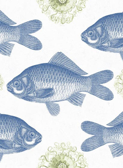 Mindthegap Papier peint Fish - WP20009-3158.2 Mindthegap Papier peint Fish - WP20009-3158.2