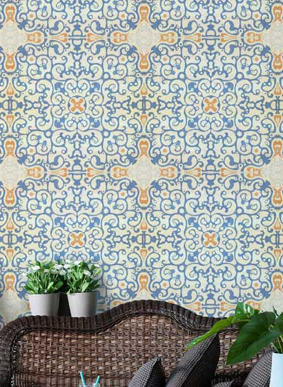 Mindthegap Carta da parati Spanish Tile-3181 Mindthegap Carta da parati Spanish Tile-3181
