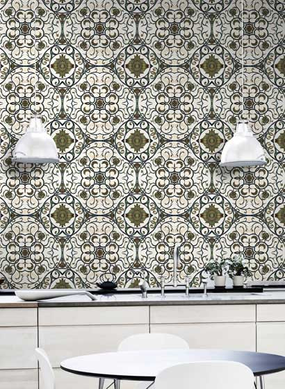 Mindthegap Carta da parati Organic Tile-3185 Mindthegap Carta da parati Organic Tile-3185