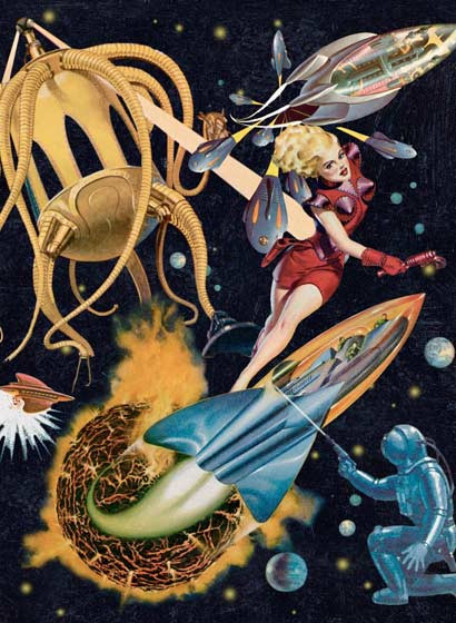 Mindthegap Carta da parati Sci-Fi Pulp-3191 Mindthegap Carta da parati Sci-Fi Pulp-3191